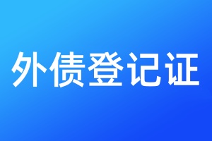 外债登记证丢了怎么办