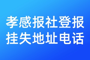孝感报社登报挂失地址电话
